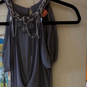 Dark grey BCBG maxi dress